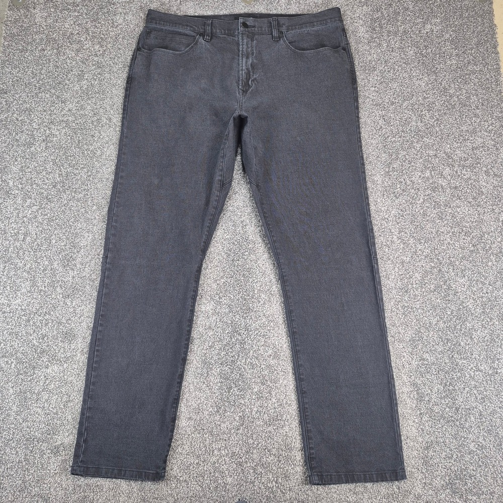 Proof Rover Pants HB Slim Mens 36x32 Black Canvas Stretch Huckberry